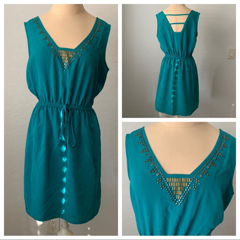 Teal Dress